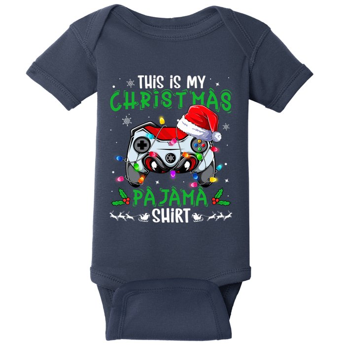 This Is My Christmas Pajama Video Game Gamer Boy Teens Baby Bodysuit