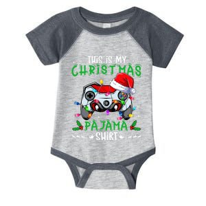 This Is My Christmas Pajama Video Game Gamer Boy Teens Infant Baby Jersey Bodysuit