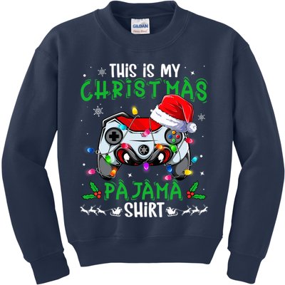 This Is My Christmas Pajama Video Game Gamer Boy Teens Kids Sweatshirt