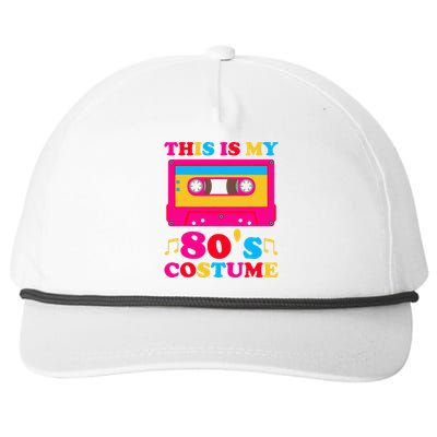 This is my 80's Costume Outfit Retro Party Snapback Five-Panel Rope Hat