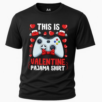 This Is My Valentine Pajama Great Gift Videogame Controller Gamer Meaningful Gif Performance Shirt