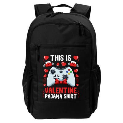 This Is My Valentine Pajama Great Gift Videogame Controller Gamer Meaningful Gif Backpack