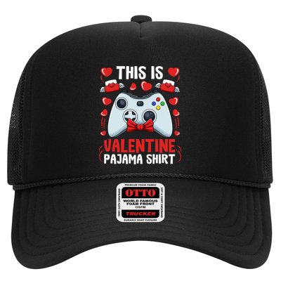 This Is My Valentine Pajama Great Gift Videogame Controller Gamer Meaningful Gif Trucker Hat
