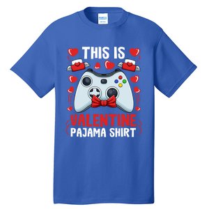 This Is My Valentine Pajama Great Gift Videogame Controller Gamer Meaningful Gif Tall T-Shirt