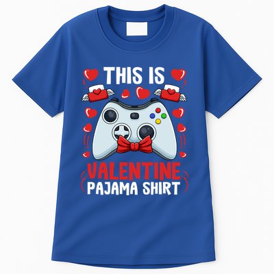 This Is My Valentine Pajama Great Gift Videogame Controller Gamer Meaningful Gif Tall T-Shirt