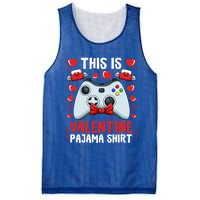 This Is My Valentine Pajama Great Gift Videogame Controller Gamer Meaningful Gif Mesh Reversible Basketball Jersey Tank