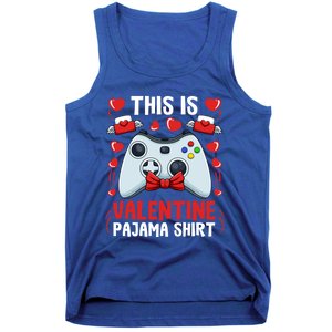 This Is My Valentine Pajama Great Gift Videogame Controller Gamer Meaningful Gif Tank Top