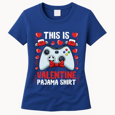 This Is My Valentine Pajama Great Gift Videogame Controller Gamer Meaningful Gif Womens T-Shirt