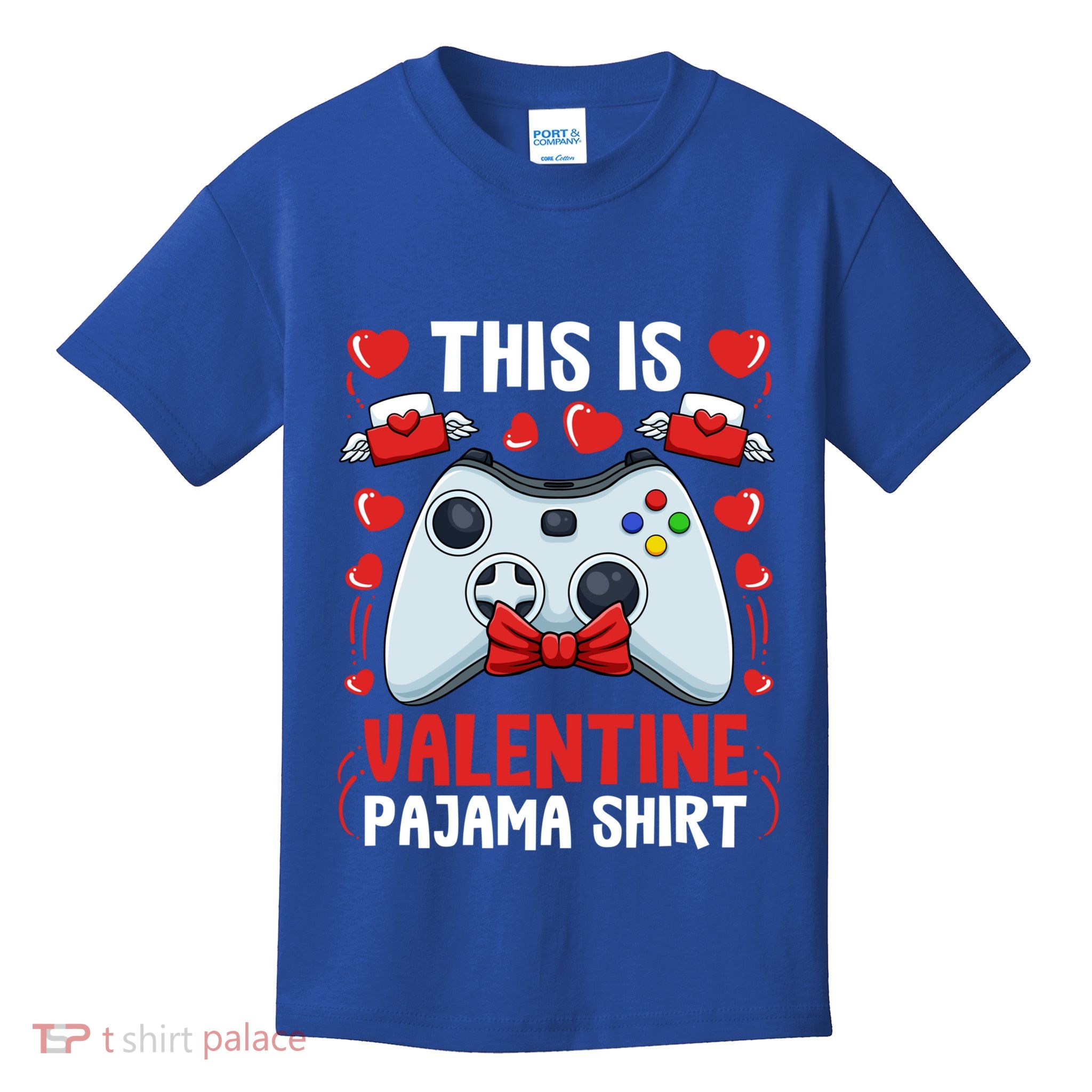 This Is My Valentine Pajama Great Gift Videogame Controller Gamer Meaningful Gif Kids T-Shirt