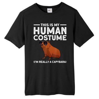 This Is My Human Costume I Am Really A Capybara Tall Fusion ChromaSoft Performance T-Shirt