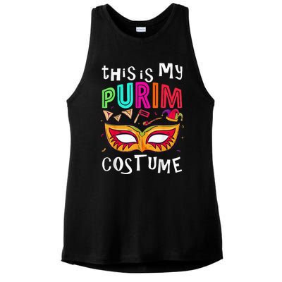 This Is My Purim Costume Ladies PosiCharge Tri-Blend Wicking Tank