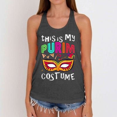 This Is My Purim Costume Women's Knotted Racerback Tank