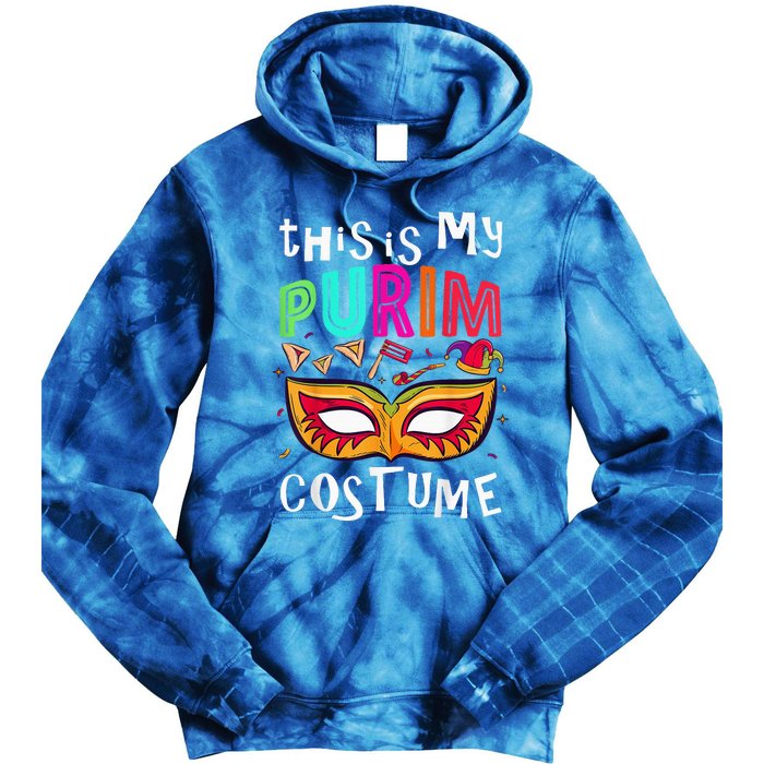 This Is My Purim Costume Tie Dye Hoodie