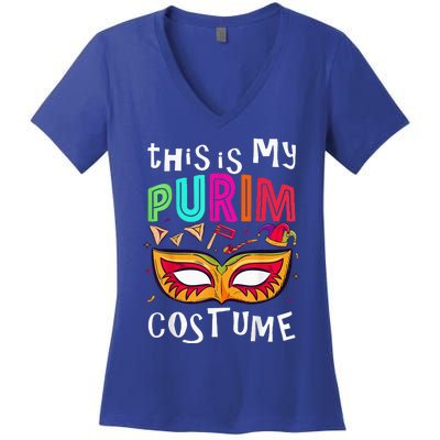 This Is My Purim Costume Women's V-Neck T-Shirt