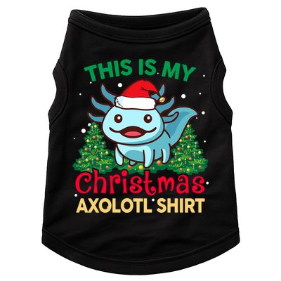 This Is My Christmas Axolotl Pajamas Pjs Doggie Tank