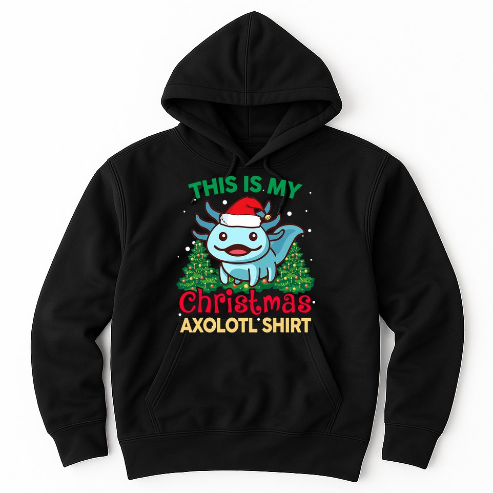 This Is My Christmas Axolotl Pajamas Pjs Hoodie