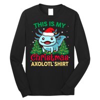 This Is My Christmas Axolotl Pajamas Pjs Long Sleeve Shirt