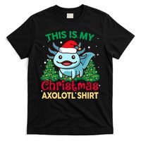 This Is My Christmas Axolotl Pajamas Pjs T-Shirt