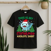 This Is My Christmas Axolotl Pajamas Pjs T-Shirt