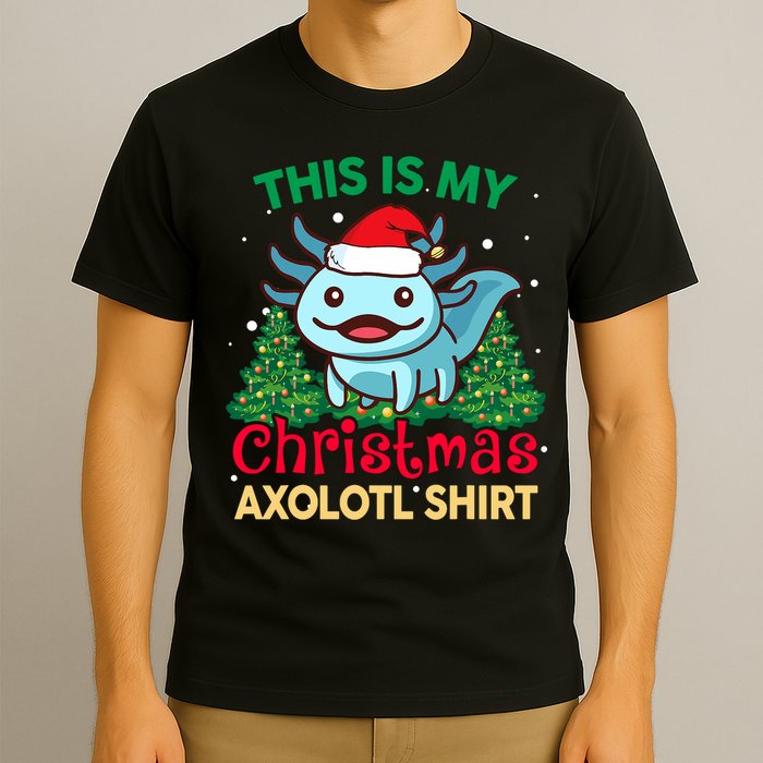 This Is My Christmas Axolotl Pajamas Pjs T-Shirt