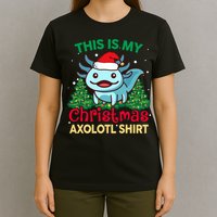 This Is My Christmas Axolotl Pajamas Pjs T-Shirt