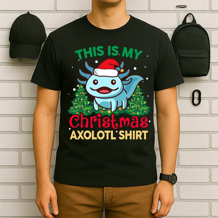 This Is My Christmas Axolotl Pajamas Pjs T-Shirt