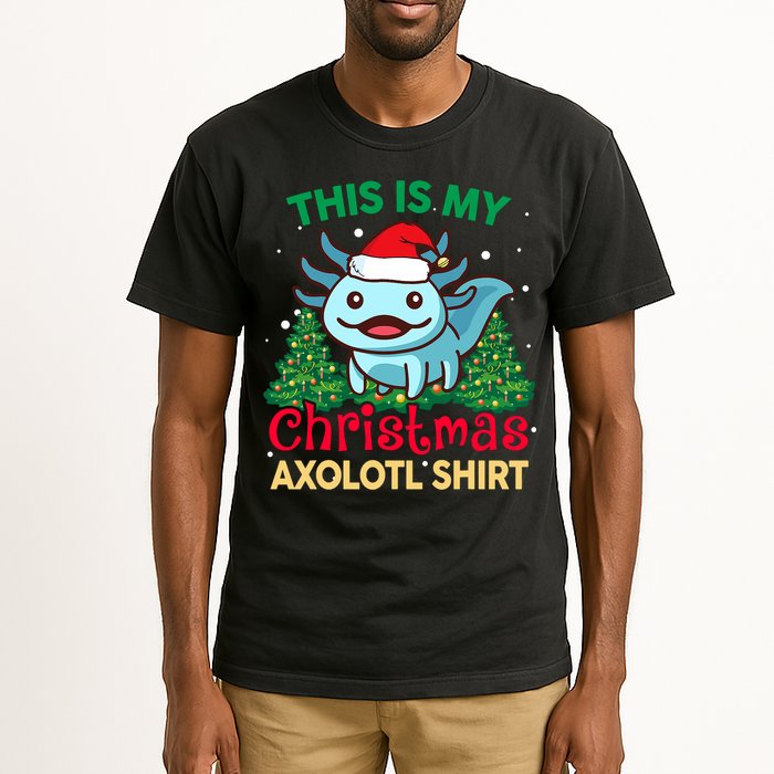 This Is My Christmas Axolotl Pajamas Pjs Tall T-Shirt