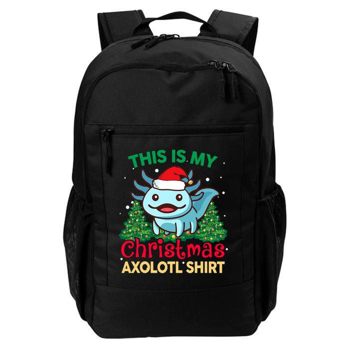 This Is My Christmas Axolotl Pajamas Pjs Backpack