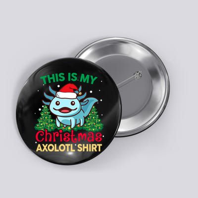 This Is My Christmas Axolotl Pajamas Pjs Button