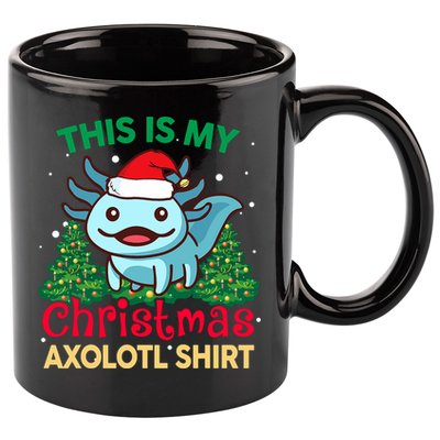 This Is My Christmas Axolotl Pajamas Pjs 11oz C Handle Ceramic Mug