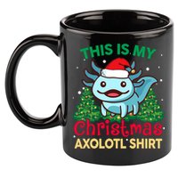 This Is My Christmas Axolotl Pajamas Pjs 11oz C Handle Ceramic Mug