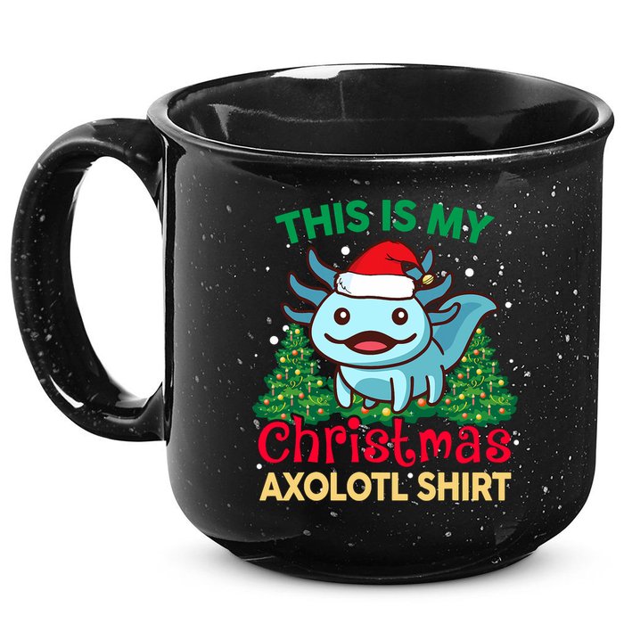 This Is My Christmas Axolotl Pajamas Pjs 15oz Campfire Ceramic Mug