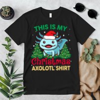 This Is My Christmas Axolotl Pajamas Pjs Premium T-Shirt
