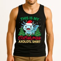 This Is My Christmas Axolotl Pajamas Pjs Tank Top