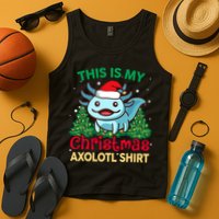 This Is My Christmas Axolotl Pajamas Pjs Tank Top