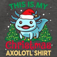 This Is My Christmas Axolotl Pajamas Pjs Vector Backpack