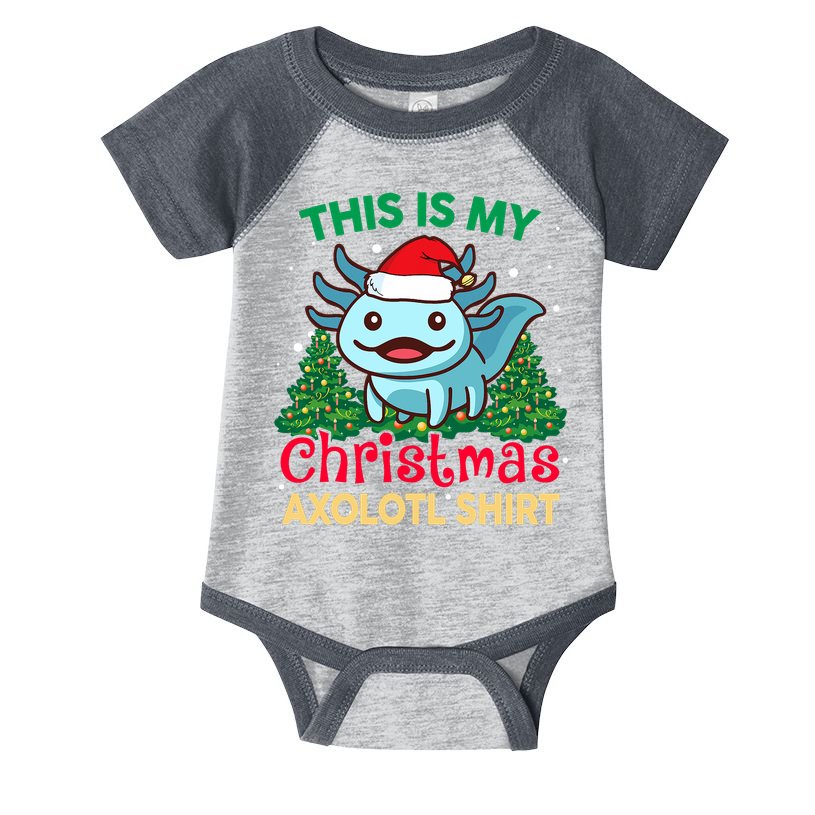 This Is My Christmas Axolotl Pajamas Pjs Infant Baby Jersey Bodysuit