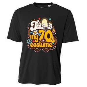 This Is My 70s Costume Theme Party Hippie Friends Cooling Performance Crew T-Shirt