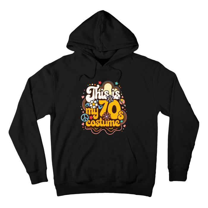 This Is My 70s Costume Theme Party Hippie Friends Hoodie