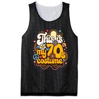 This Is My 70s Costume Theme Party Hippie Friends Mesh Reversible Basketball Jersey Tank