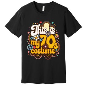 This Is My 70s Costume Theme Party Hippie Friends Premium T-Shirt