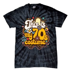 This Is My 70s Costume Theme Party Hippie Friends Tie-Dye T-Shirt