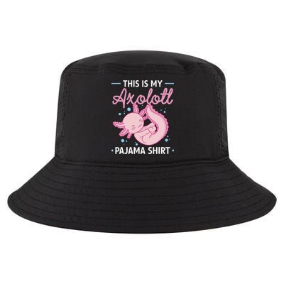 This Is My Axolotl Pajama Axolotl Pajamas Cool Comfort Performance Bucket Hat