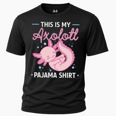 This Is My Axolotl Pajama Axolotl Pajamas Cooling Performance Crew T-Shirt