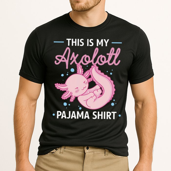 This Is My Axolotl Pajama Axolotl Pajamas Cooling Performance Crew T-Shirt