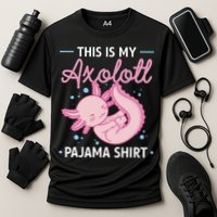 This Is My Axolotl Pajama Axolotl Pajamas Cooling Performance Crew T-Shirt