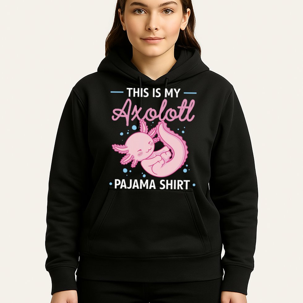 This Is My Axolotl Pajama Axolotl Pajamas Hoodie