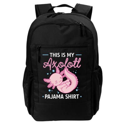 This Is My Axolotl Pajama Axolotl Pajamas Backpack