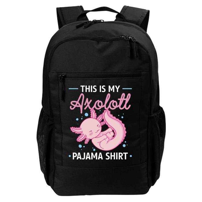This Is My Axolotl Pajama Axolotl Pajamas Backpack