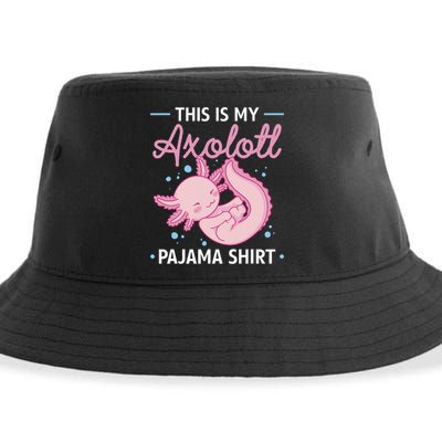 This Is My Axolotl Pajama Axolotl Pajamas Sustainable Bucket Hat